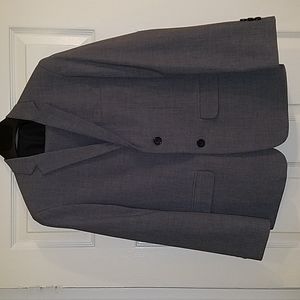 Van Heusen gray suit, 14 Regular
